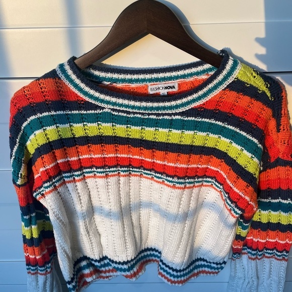 Fashion Nova Sweaters - Women’s white sweater size medium